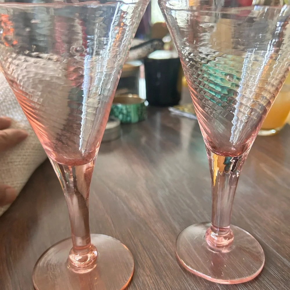 Vintage cocktail, glasses